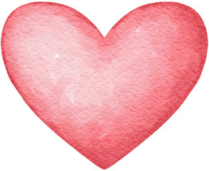 An illustration of a colorful heart in a watercolor style.