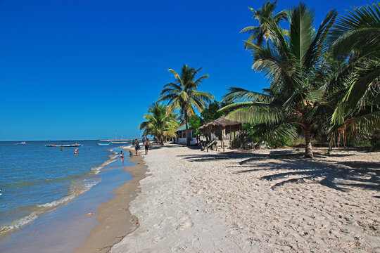 Beach of Carabane island, Casamance river, Ziguinchor Region, Senegal, West Africa