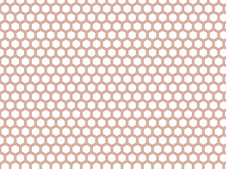 パターン壁紙イラスト　亀甲模様　オレンジ