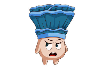 Cute Mushroom Character Design Illustration