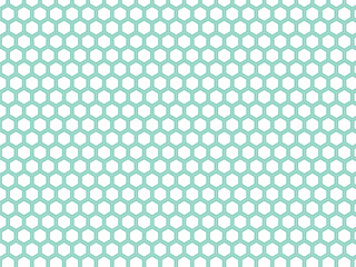 パターン壁紙イラスト　 亀甲模様　水色