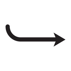 arrow right, linear icon