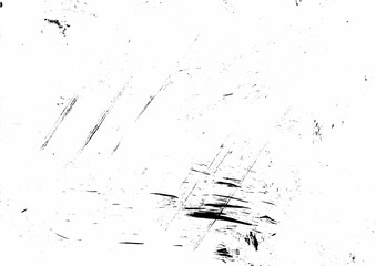 Abstract black and white background with grunge texture hand drawn illustration
