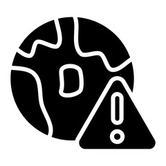 Earth Danger Icon Style