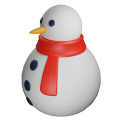 3d Snowman