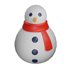 3d Snowman