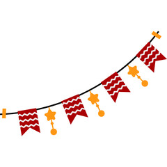 New Year Bunting Flag