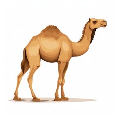 Camel in white background vector illustration design