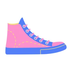 Outdoor-Kissen Illustration of sneakers on a white background © Andy Illustrator