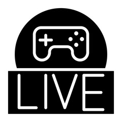 Live Gaming Icon Style