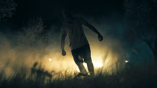 Scary Monster walks in the night