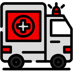ambulance car icon © merisa