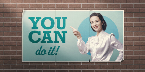 You can do it quote on vintage ad