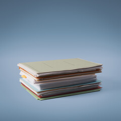 Pile of paperwork and files
