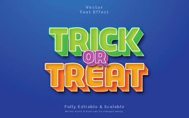 3d text effect templet trick or treat