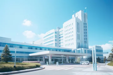 Fotobehang 大学病院の外観イメージ06 © yukinoshirokuma