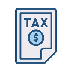 Document, tax icon