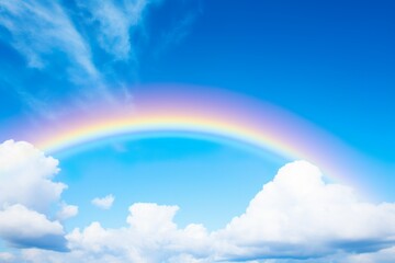 晴れた雨上がりの虹イメージ03