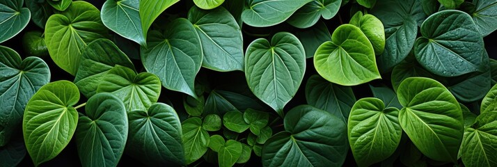 Seamless Background Of Betel Leaves, Hd Background, Background For Website - obrazy, fototapety, plakaty