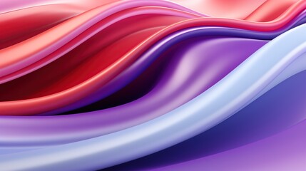 Fototapeta premium Abstract 3d colorful flow gradient smooth modern background. generative ai