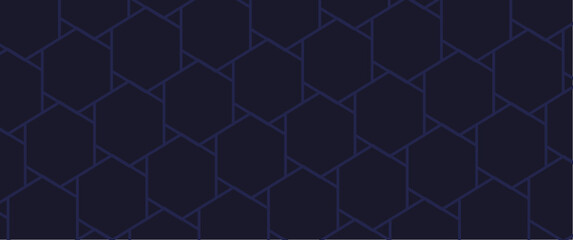 abstract seamless hexagon geometric vector pattern design for background, backdrop, banner, cover