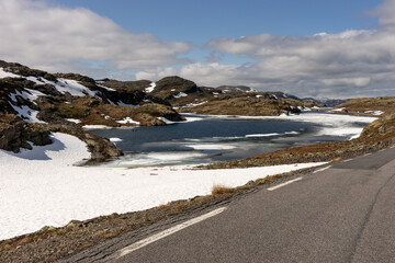 Aurlandsvegen - national tourist route in Norway