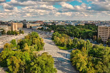 Kharkiv, Ukraine 2023. Freedom Square. - 655655141