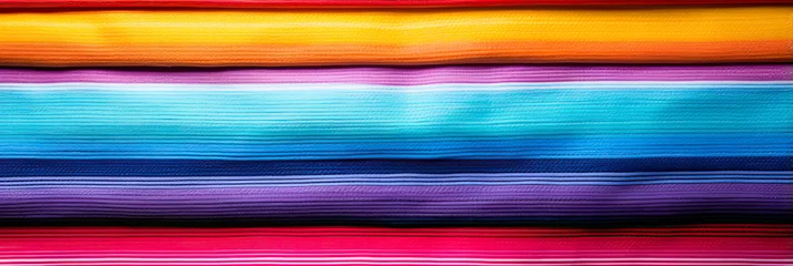 Foto op Aluminium Bright and colorful Mexican serape fabric pattern background  © fotoworld