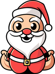 christmas design santa claus element