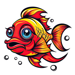 Colorful Cartoon Fish: Exploring the Underwater Wonderland