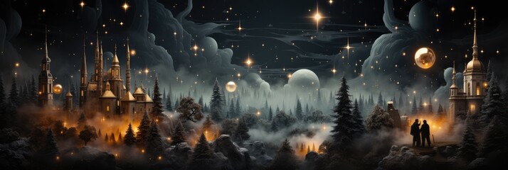 Holy Night , Hd Background, Background For Computers Wallpaper