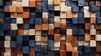 Wood blocks background