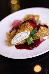 Pancake with berry