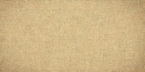 Fototapeta na wymiar Canvas texture background of cotton burlap natural fabric cloth in old aged beige brown sepia for wallpaper and design backdrop. Generative Ai.