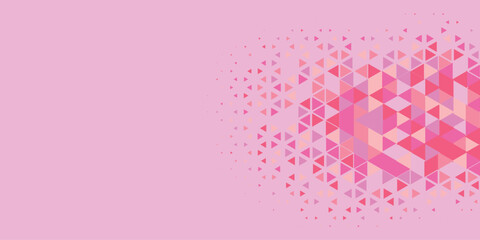  Abstract Triangle colorful background or wallpaper with polygons, triangles or concave geometrical shapes with Copy space soft color