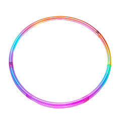 RGB Hula hoop on transparent background