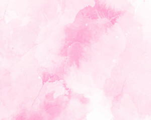 Hand painted pastel pink watercolour background