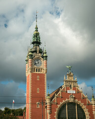 The Main Railway station in Gdańsk, Poland