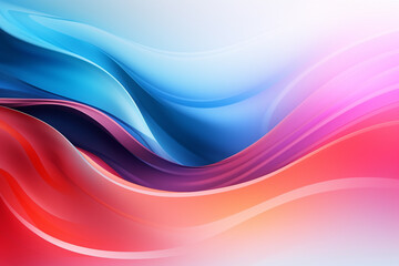 Fototapeta premium Abstract colorful gradient wave background in blue, purple and red colors for design as banner, ads, and presentation concept