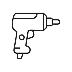 electric drill icon vector