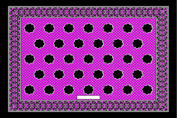 African Wax Print fabric, Ethnic overlap ornament seamless design, Khanga pattern motifs floral elements. khanga texture, colorful textile Ankara fashion style. New Design For Fabric