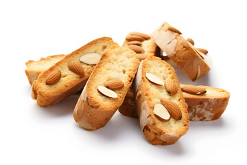 Almond Biscotti 3d rendering style