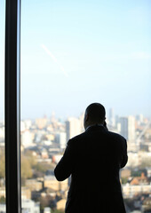 Man on phone