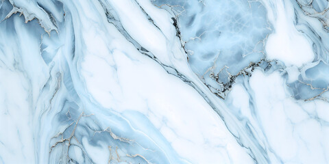 Light blue marble texture. Generative Ai.