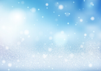 Christmas background with a snowy design