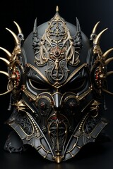 Fototapeta premium black magic helmet 
