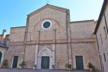 Fototapeta na wymiar Pesaro la Cattedrale di Santa Maria Assunta - Marche