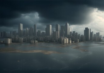 Obraz premium city skyline