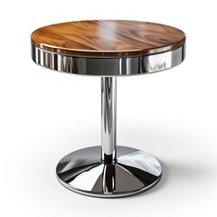 Modern Bar Table Isolated on Pristine White Background