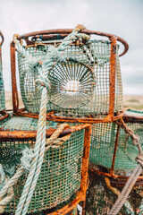 Viana do Castelo wharfs, fishermen/lobstermen equipment, boats, and nautical gear - Portugal